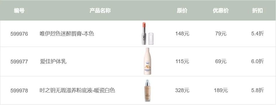 免运费产品 免运费产品