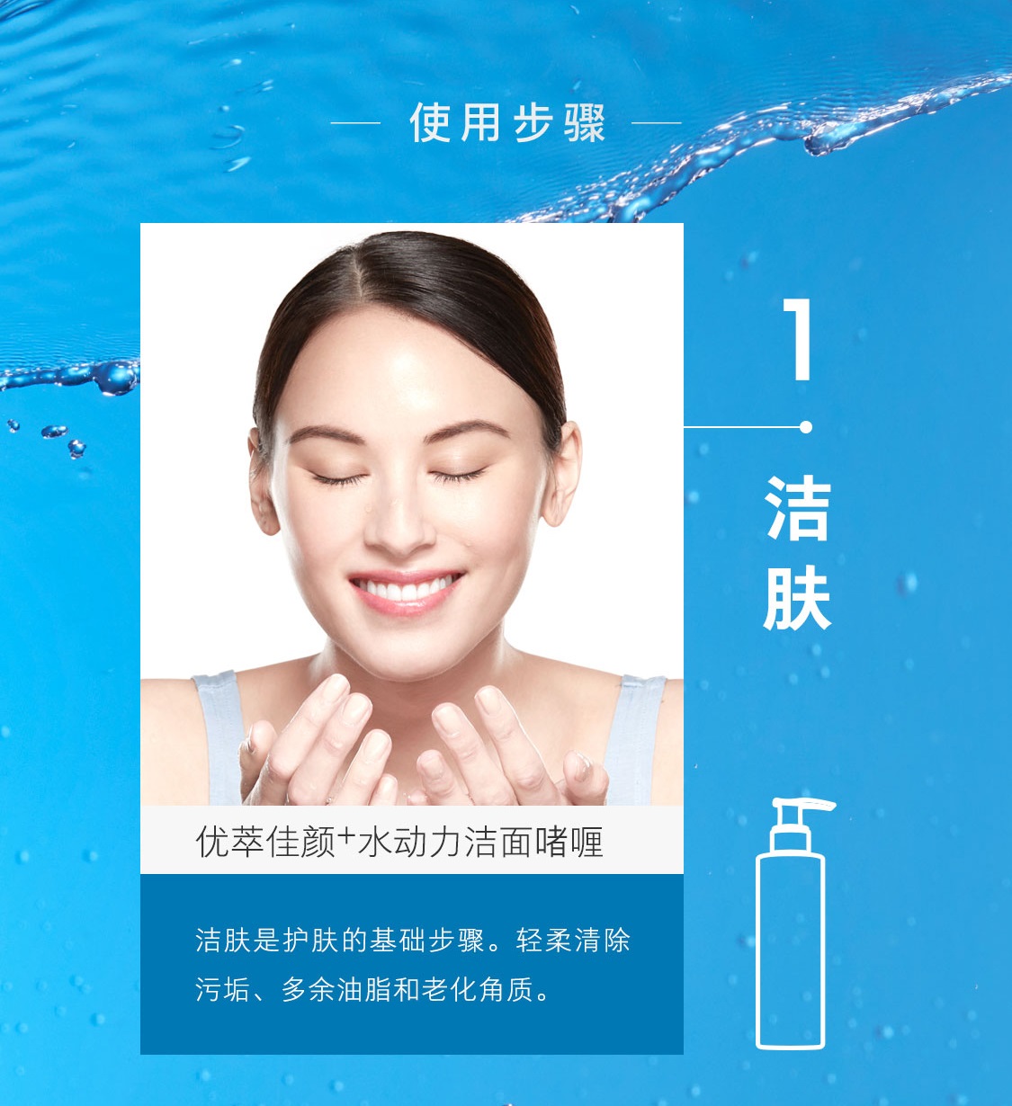 优萃佳颜+水动力滋润套装使用步骤 优萃佳颜+水动力滋润套装使用步骤