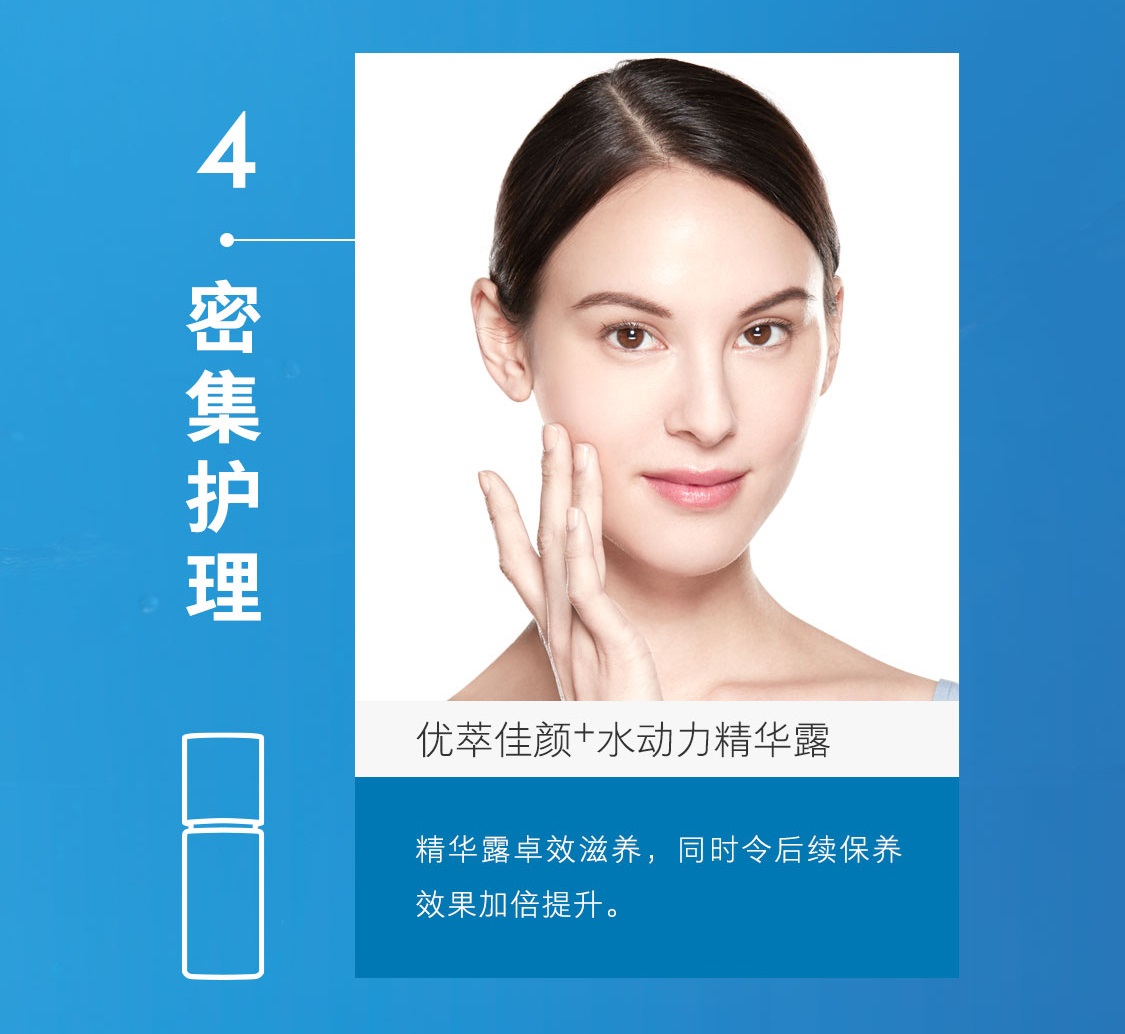 优萃佳颜+水动力滋润套装使用步骤 优萃佳颜+水动力滋润套装使用步骤