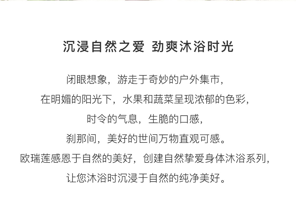 欧瑞莲自然挚爱橄榄芦荟沐浴露 欧瑞莲自然挚爱橄榄芦荟沐浴露